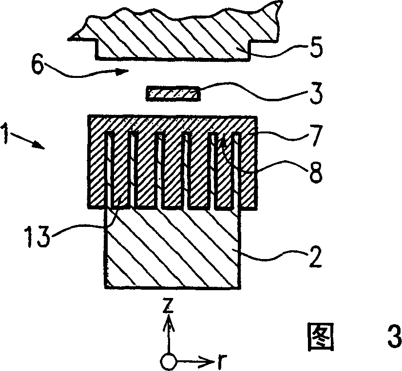 Measuring device for contactlessly detecting ferromagnetic object