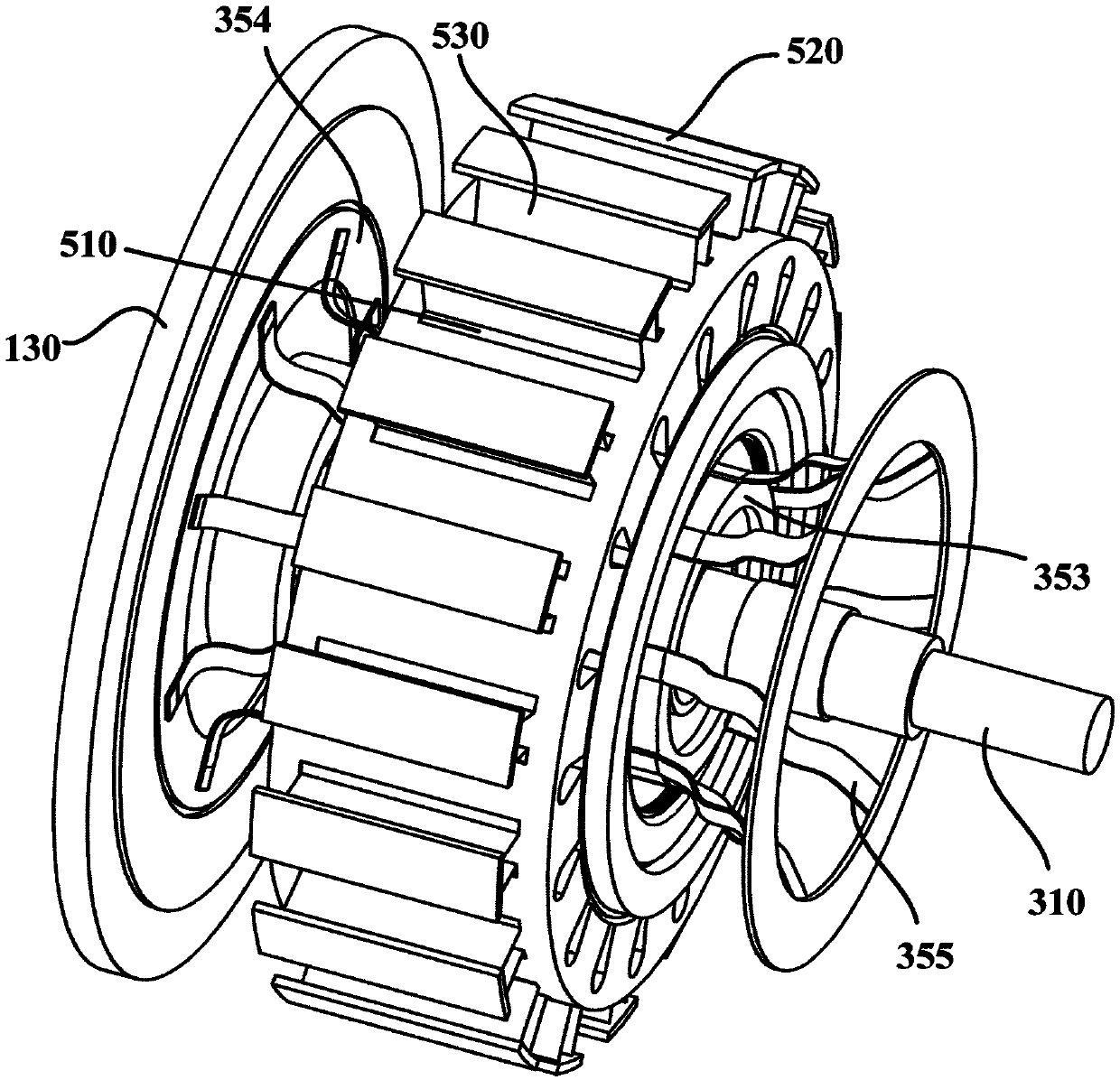 Motor and control method thereof