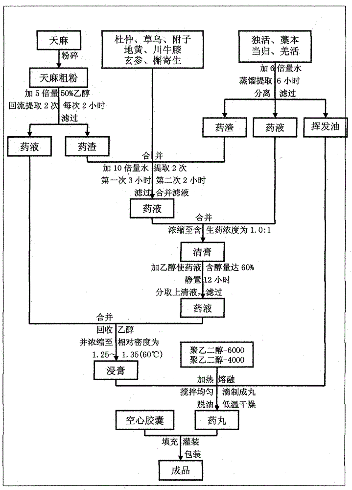 Cerebrovascular disease prevention and treatment pharmaceutical preparation and preparation method thereof