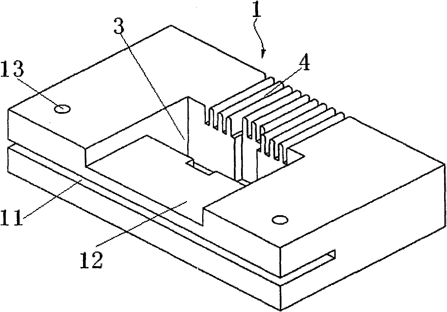 Piercing terminal pressing clamping device