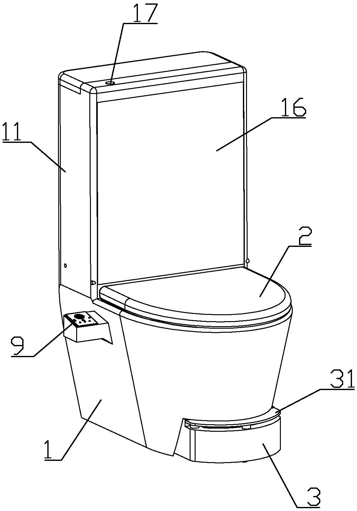 Multifunctional closestool