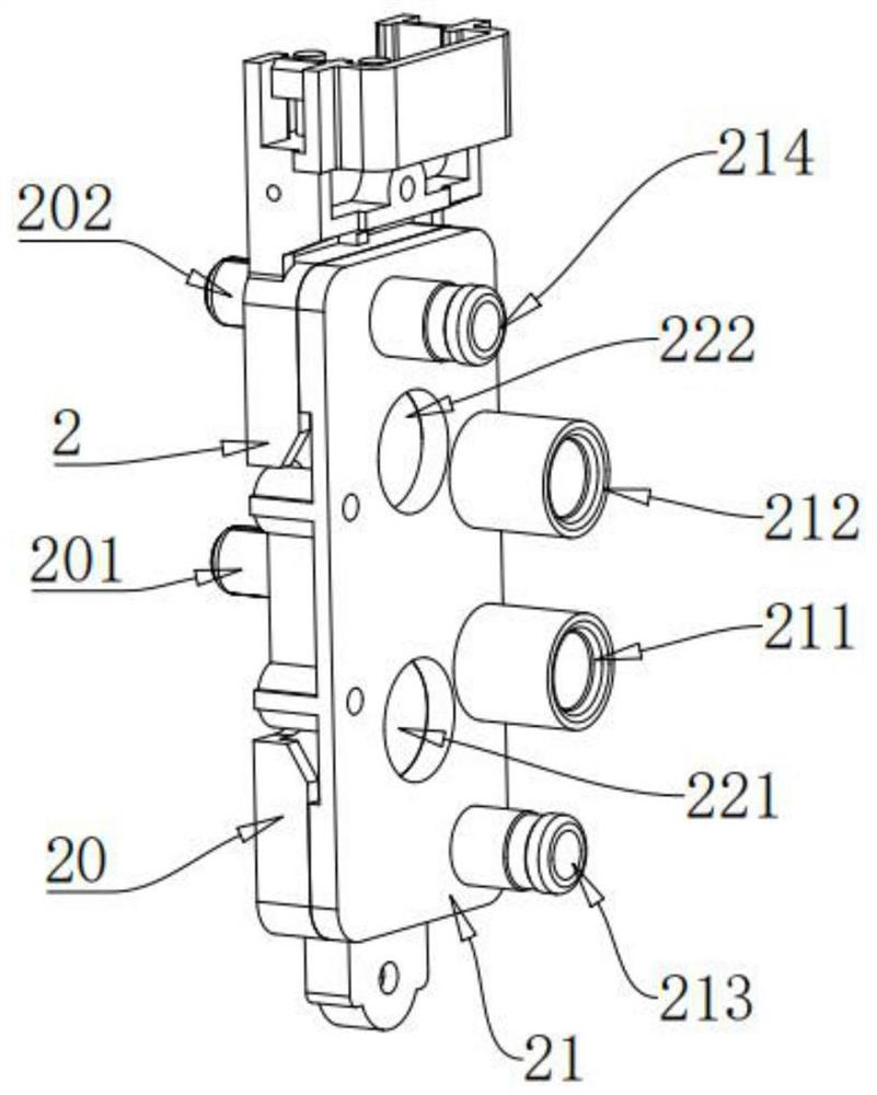 Liquid storage assembly, feeding device with liquid storage assembly and multi-barrel washing machine