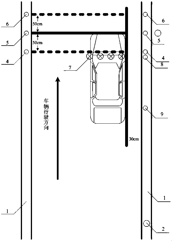 Slope fixed-point parking detection system applied to field practice in driving school