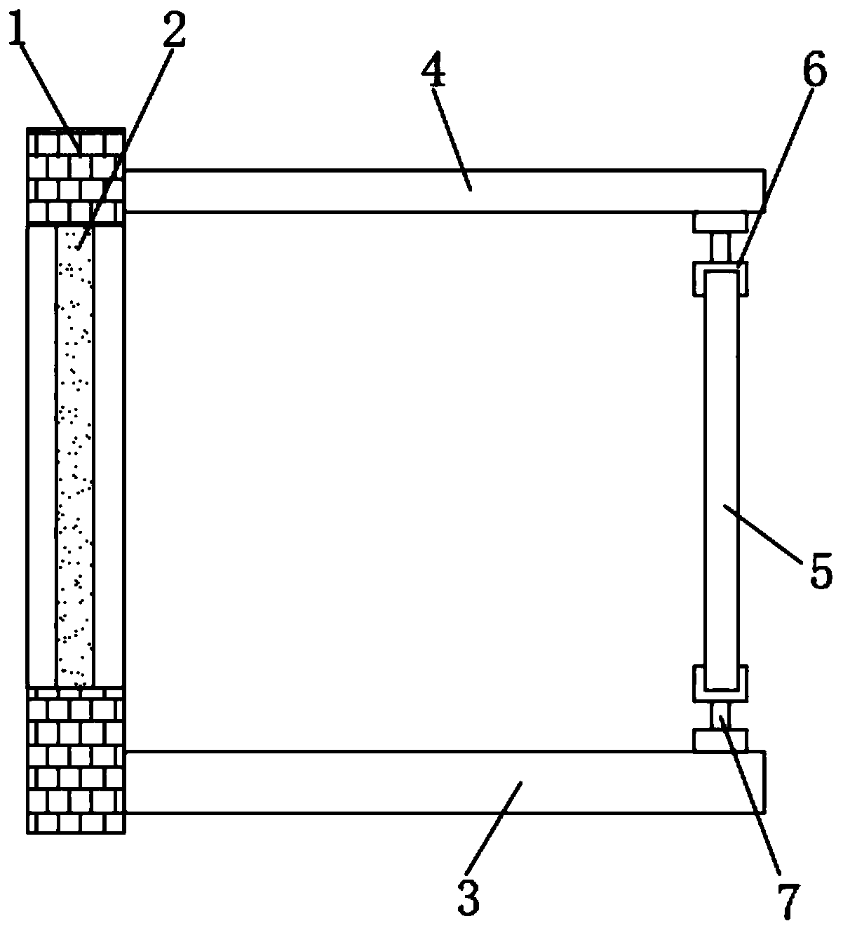 Novel security window good in lighting performance