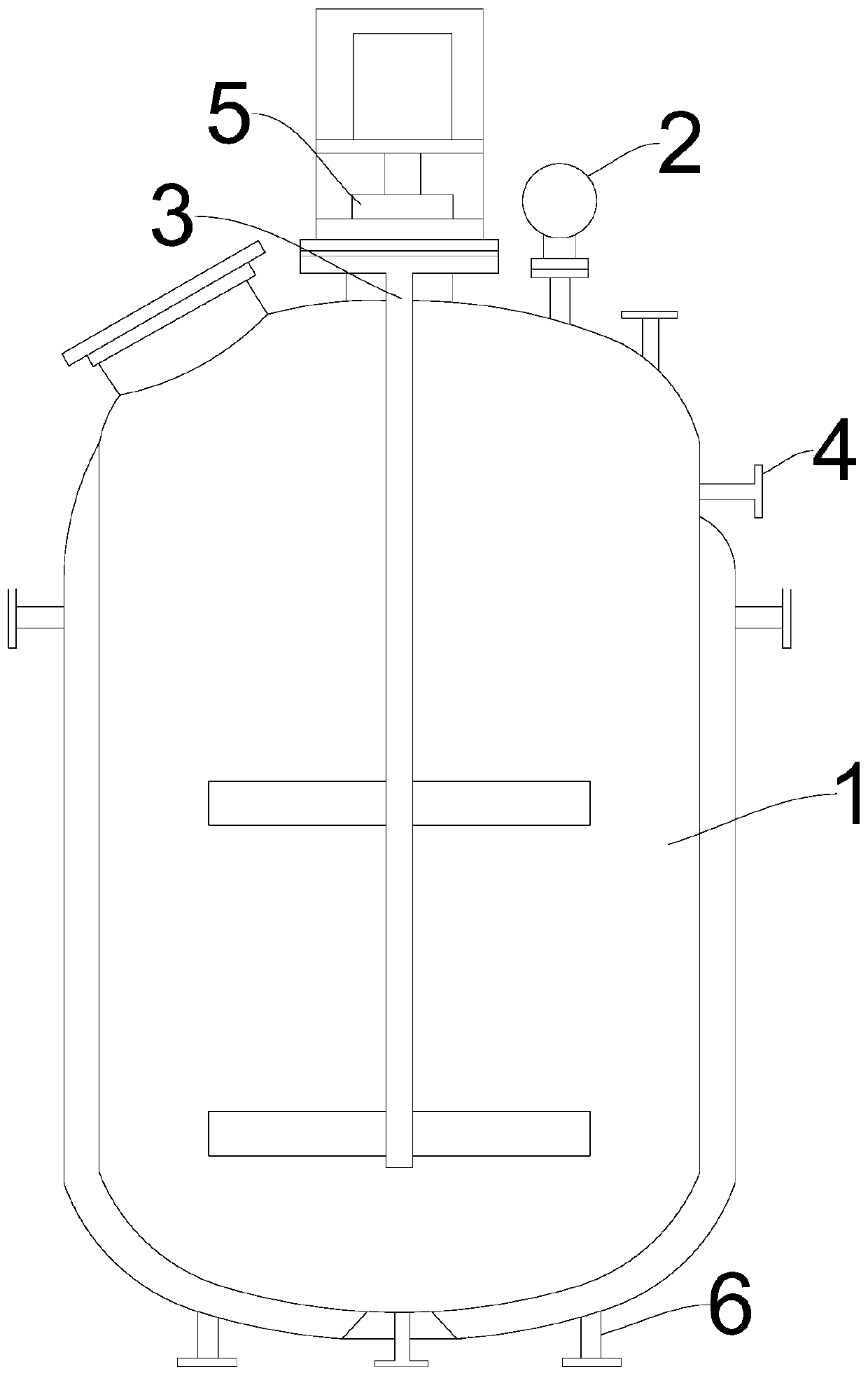 Leakage test method of polymerization kettle