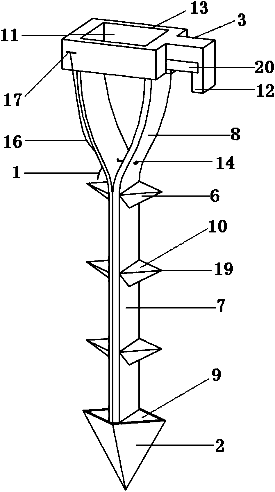 Tree layering fixator and using method thereof