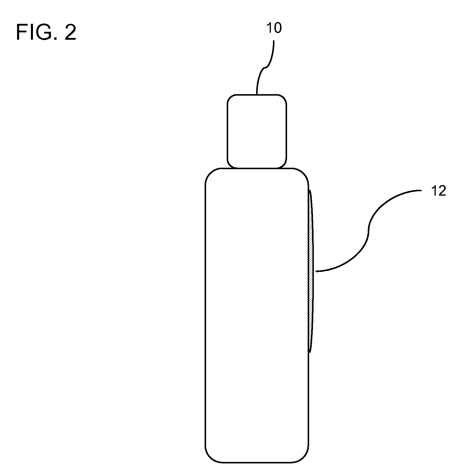 Bottle with environmental sensor