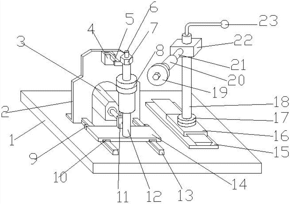 Mechanical gear machining device and using method thereof