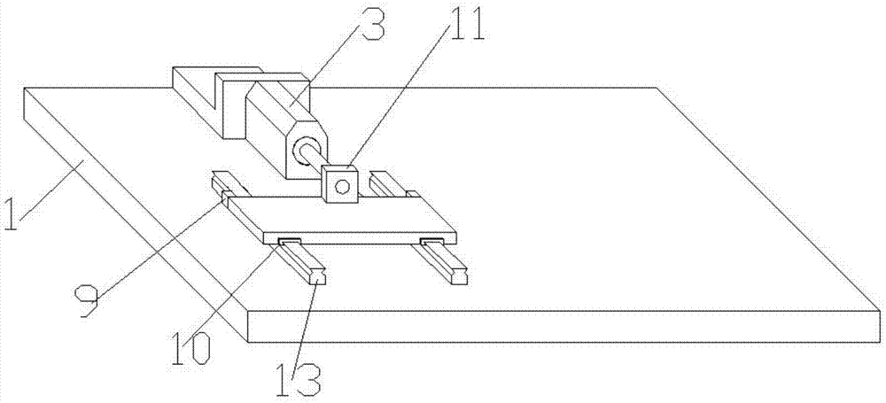 Mechanical gear machining device and using method thereof