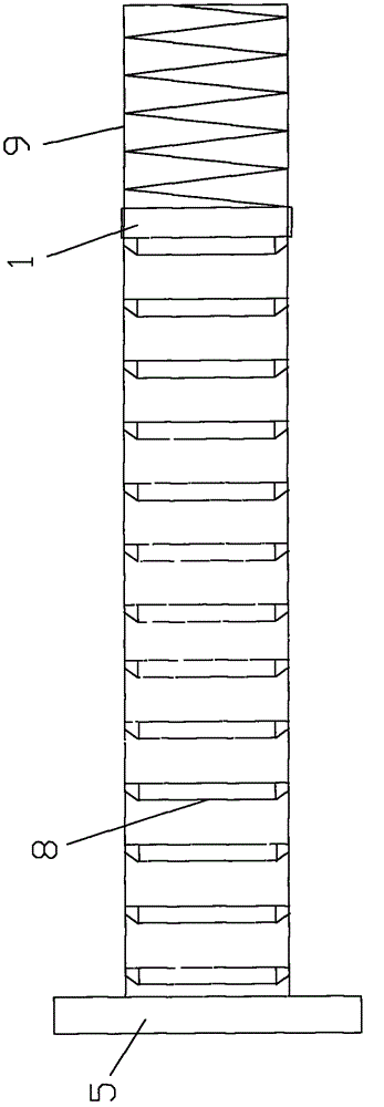 Anti-seismic lacing bar embedded part