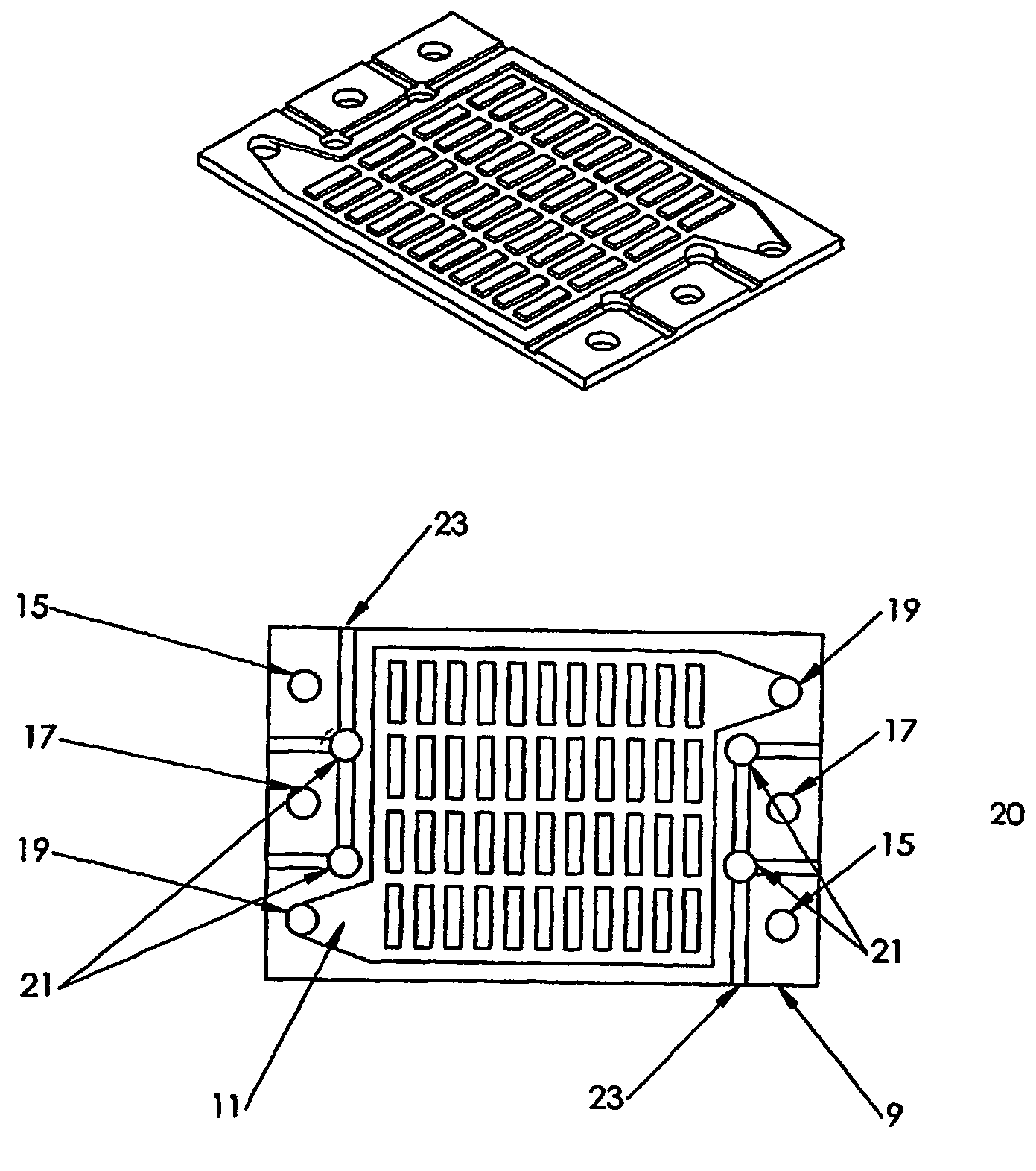 Membrane based electrochemical cell stacks