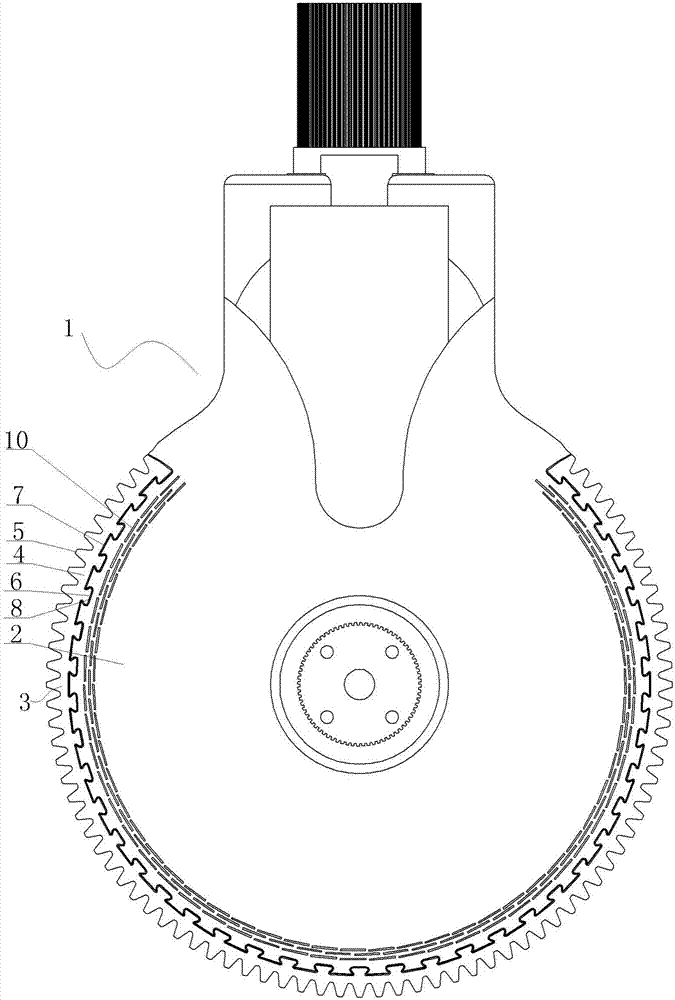 Manipulator structure with demountable rack