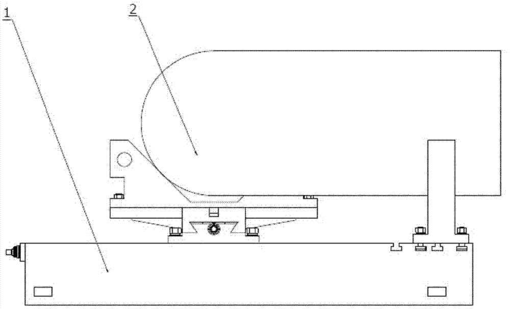 Internal expanding type clamping mechanism of large-caliber hot bend bevelling machine