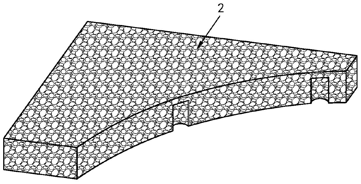 A pavement brick with water cut off first and then permeable and preparation method thereof