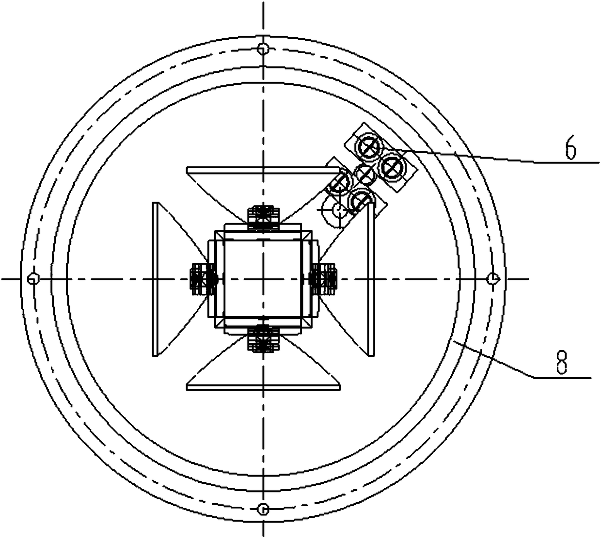 LED perforated double-light emitting panel decorative lamp and control method thereof