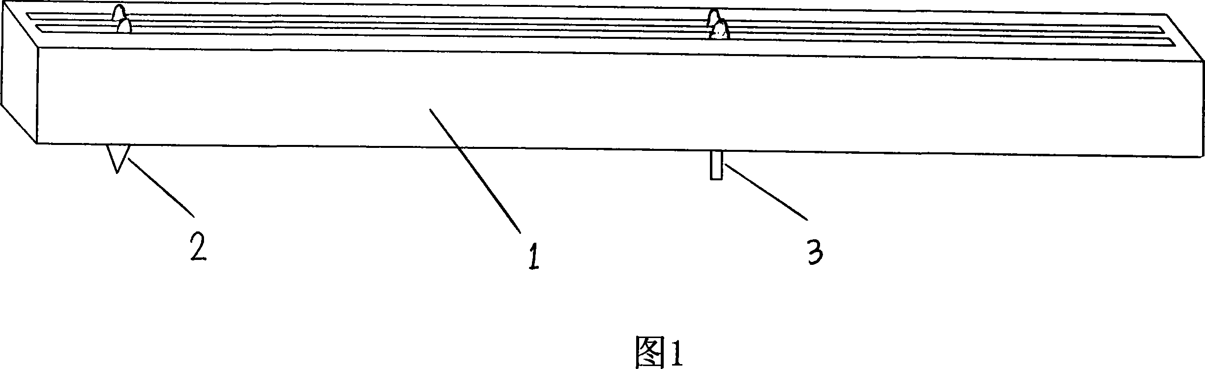 Inner rail gauge for scribing large diameter circular arc