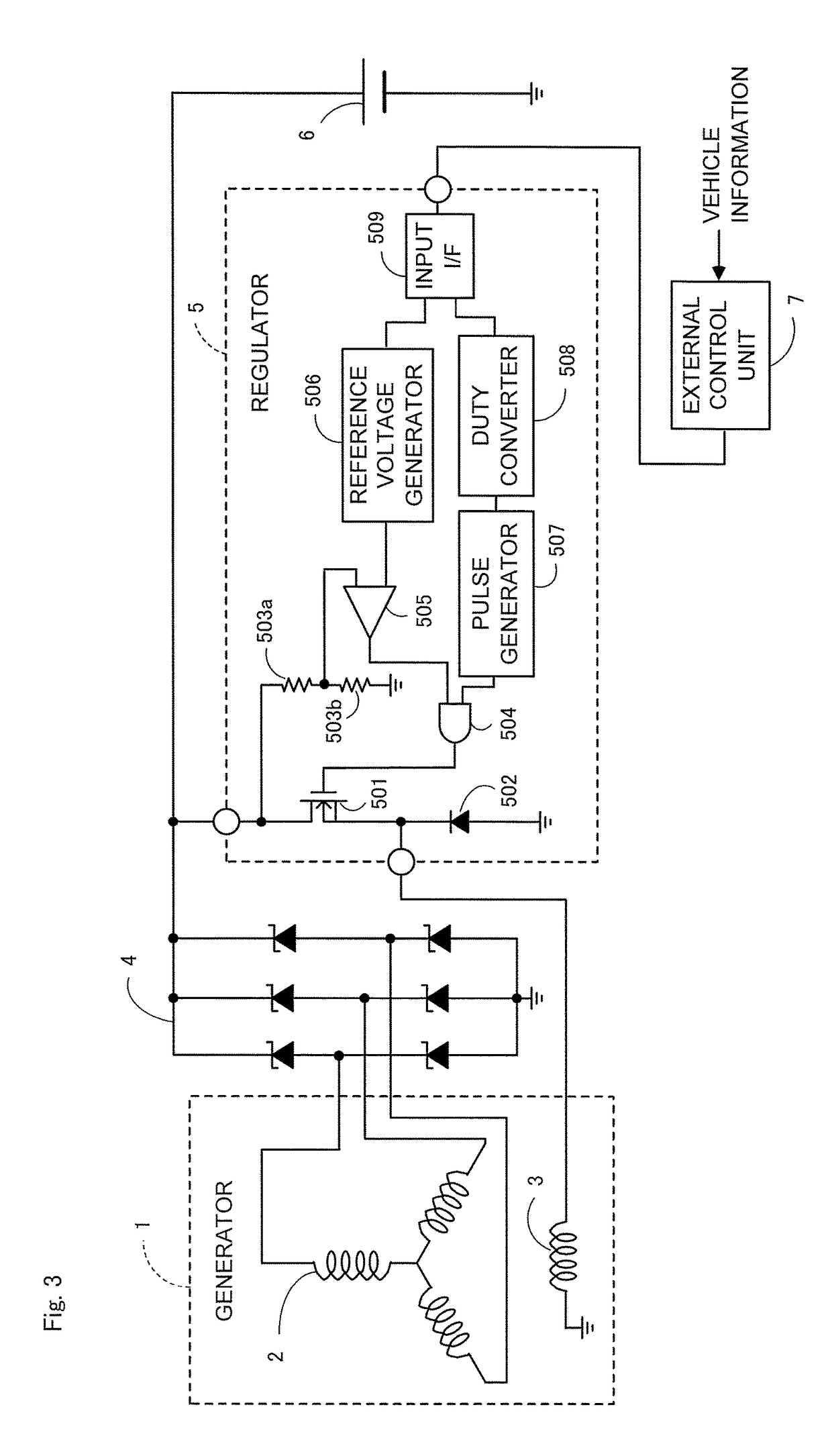 Control apparatus of an AC generator for a vehicle