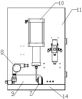 Permeable type refrigerant booster station