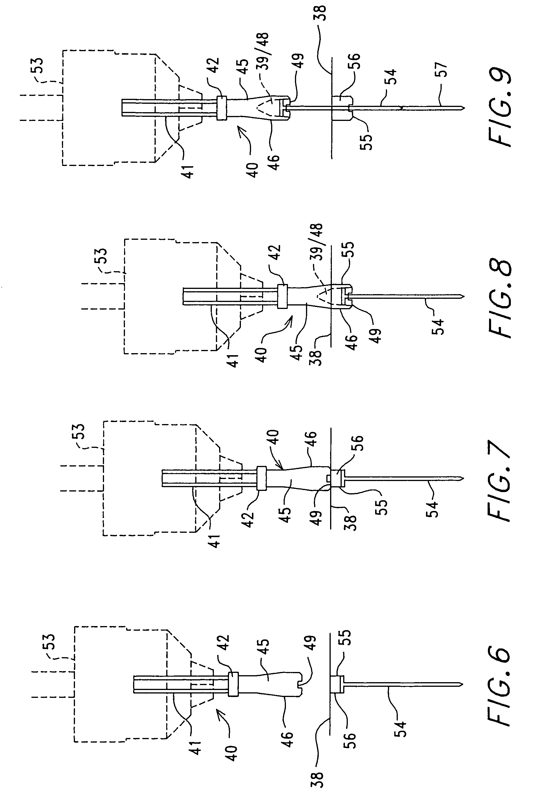 Methods for extracting fasteners from a host material