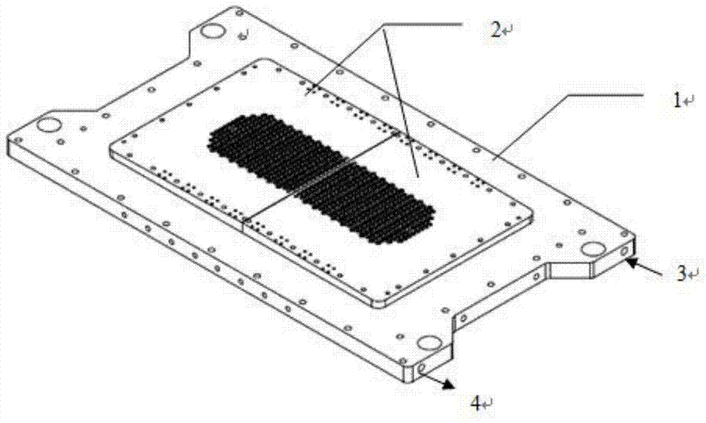 Long-pulse high-power ion source electrode grid cooling water circuit and vacuum sealing structure