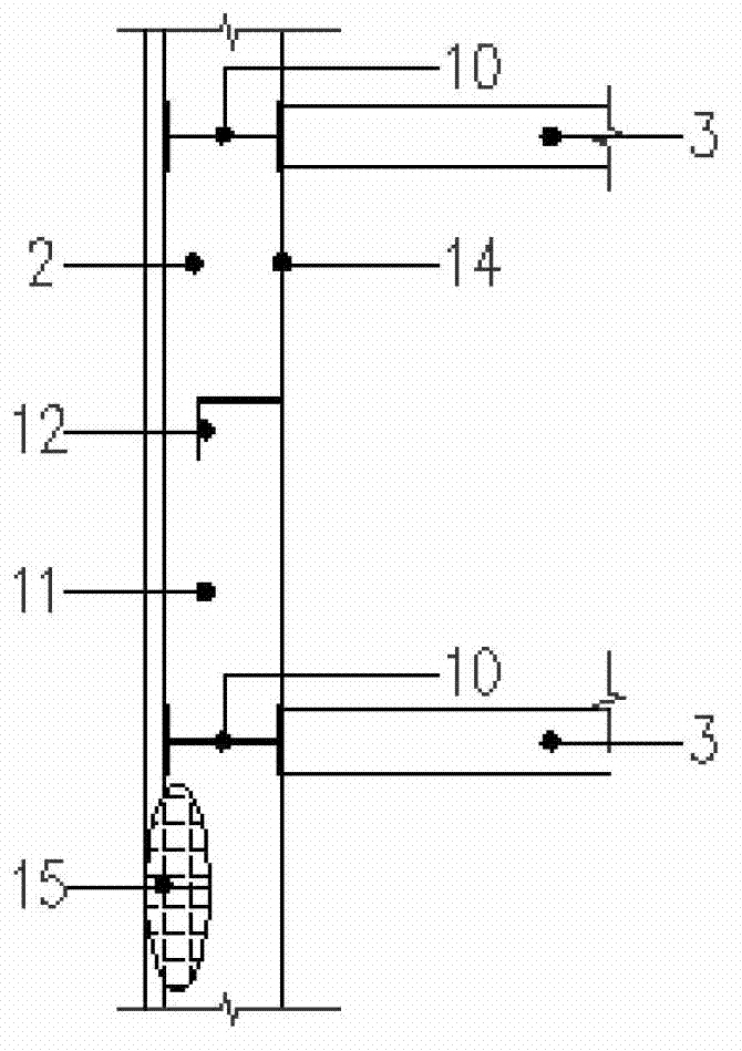 Flue-type denitrification reactor