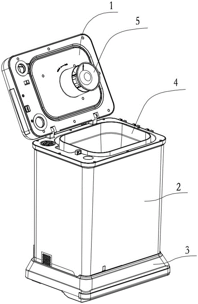 Garbage can with functions of floor sweeping and dust absorption