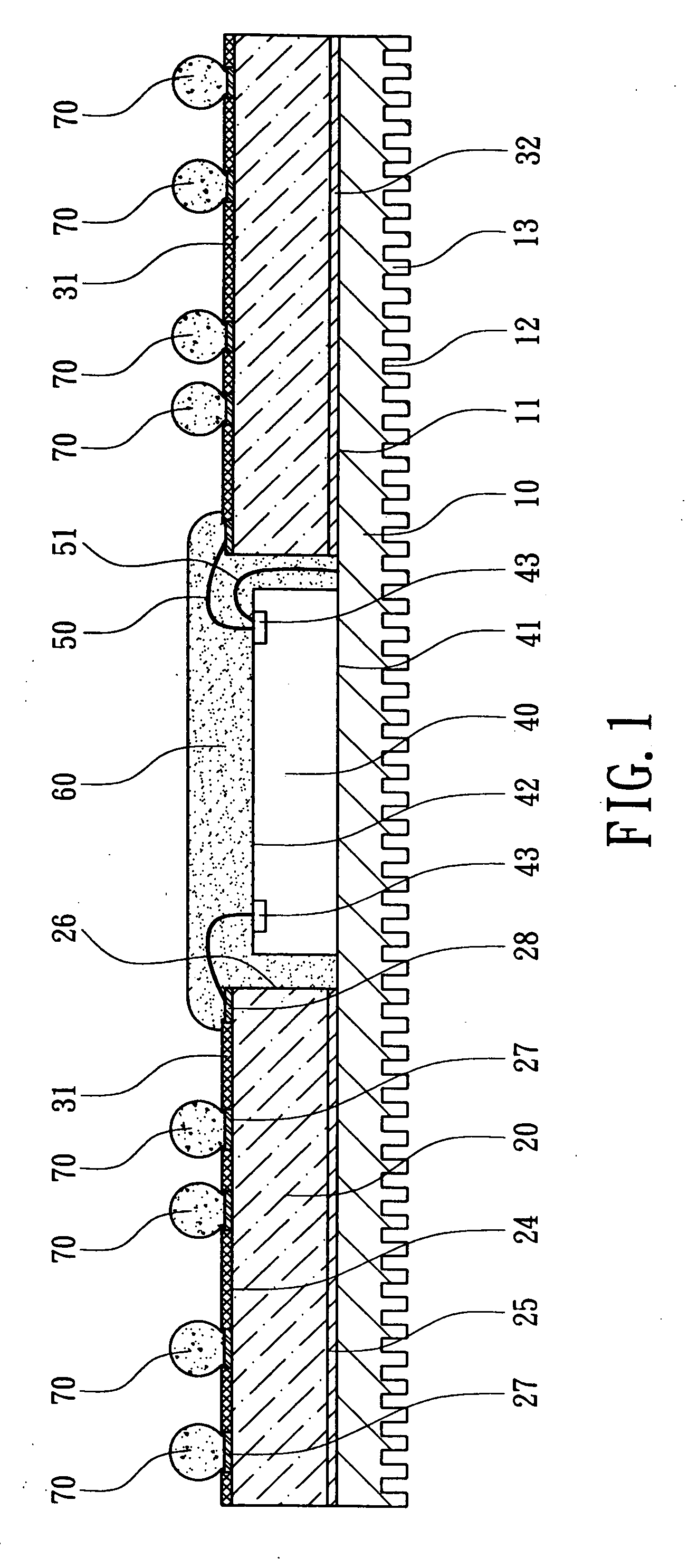 Cavity-down semiconductor package with heat spreader