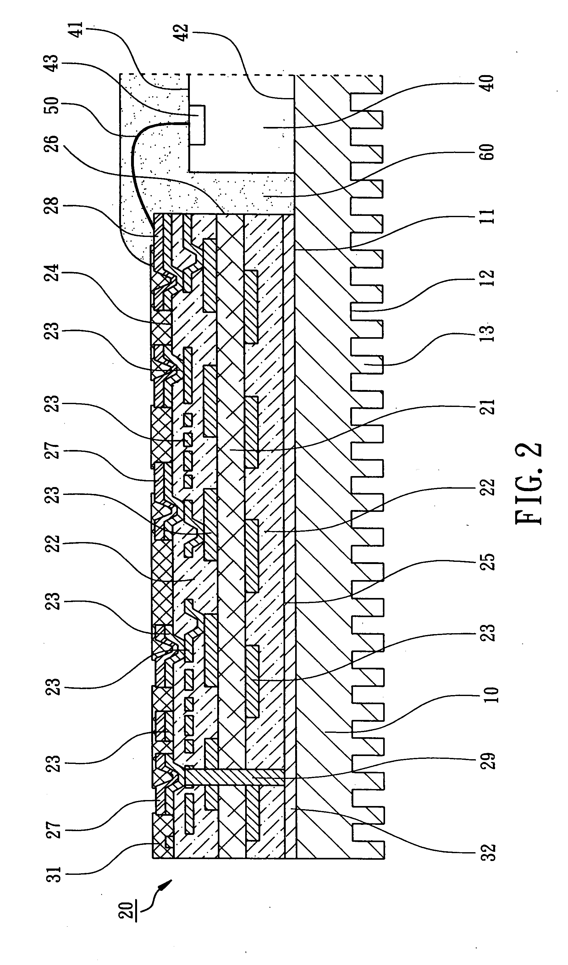 Cavity-down semiconductor package with heat spreader