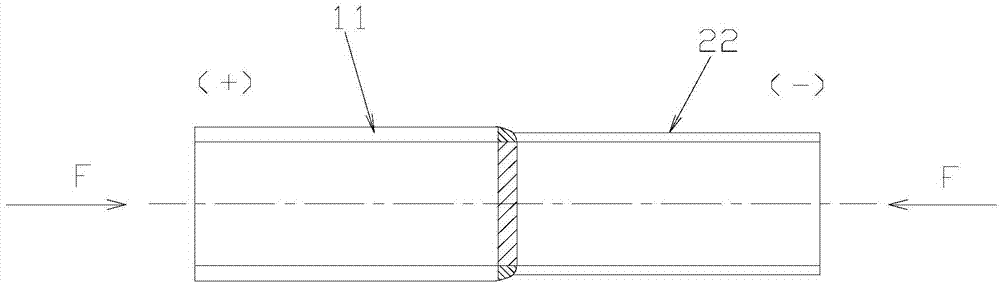 Flash welding method for dissimilar metal