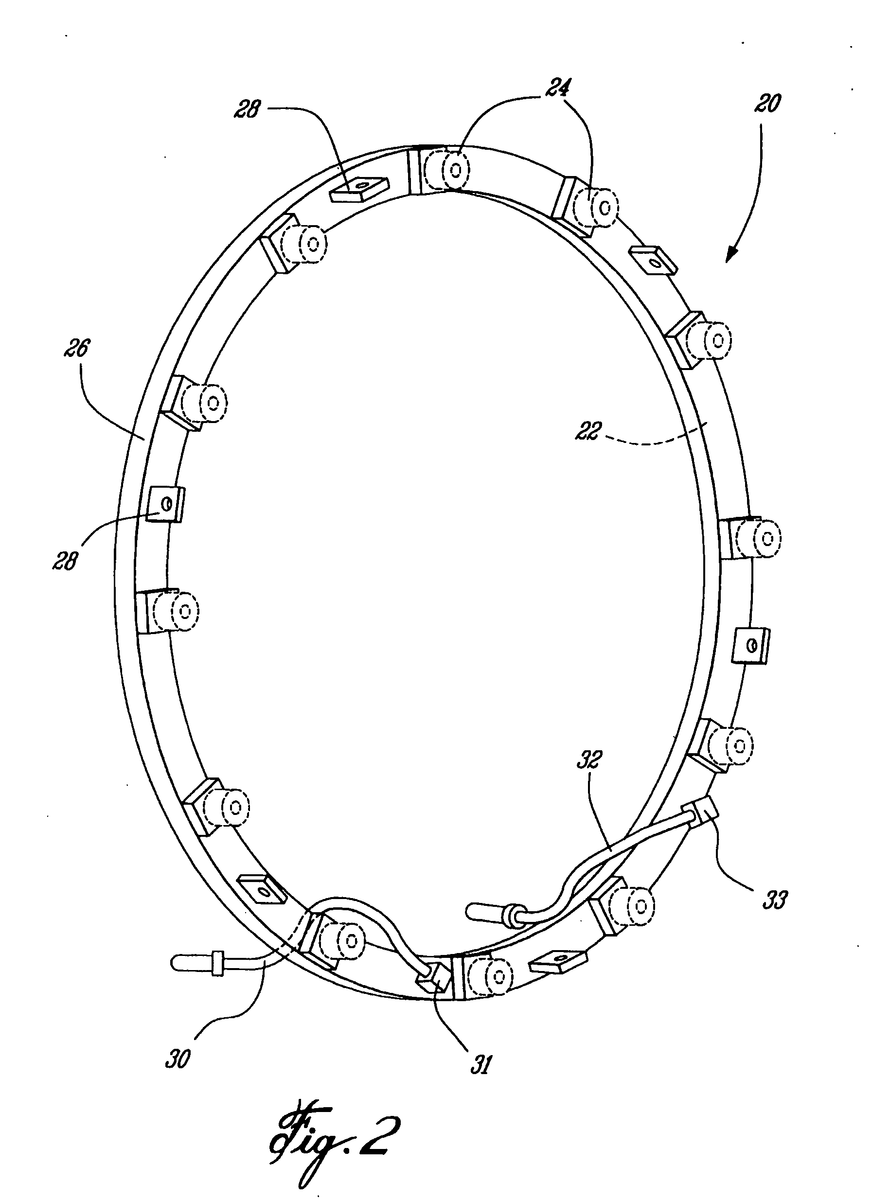 Nested channel ducts for nozzle construction and the like