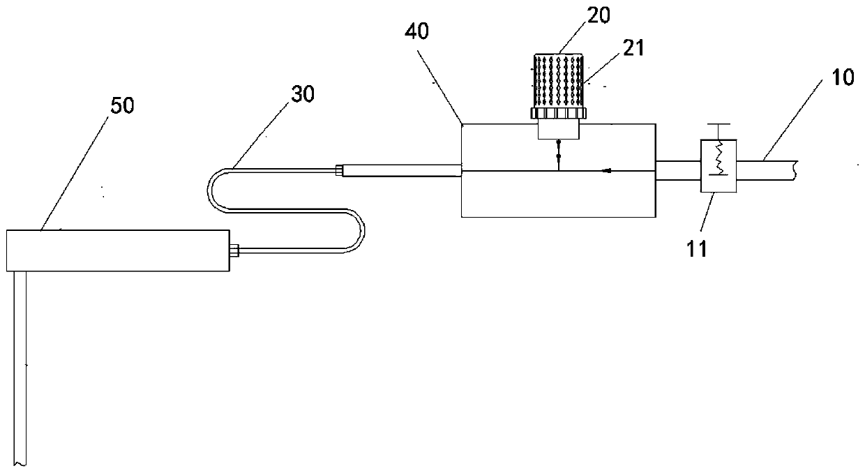 Pipeline cleaning and drying device and method and batching machine