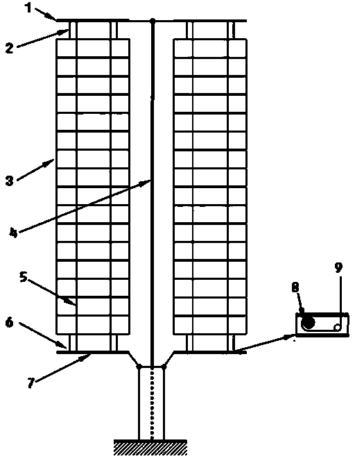 Dynamic load nonlinear analysis method for flexible solar cell wing