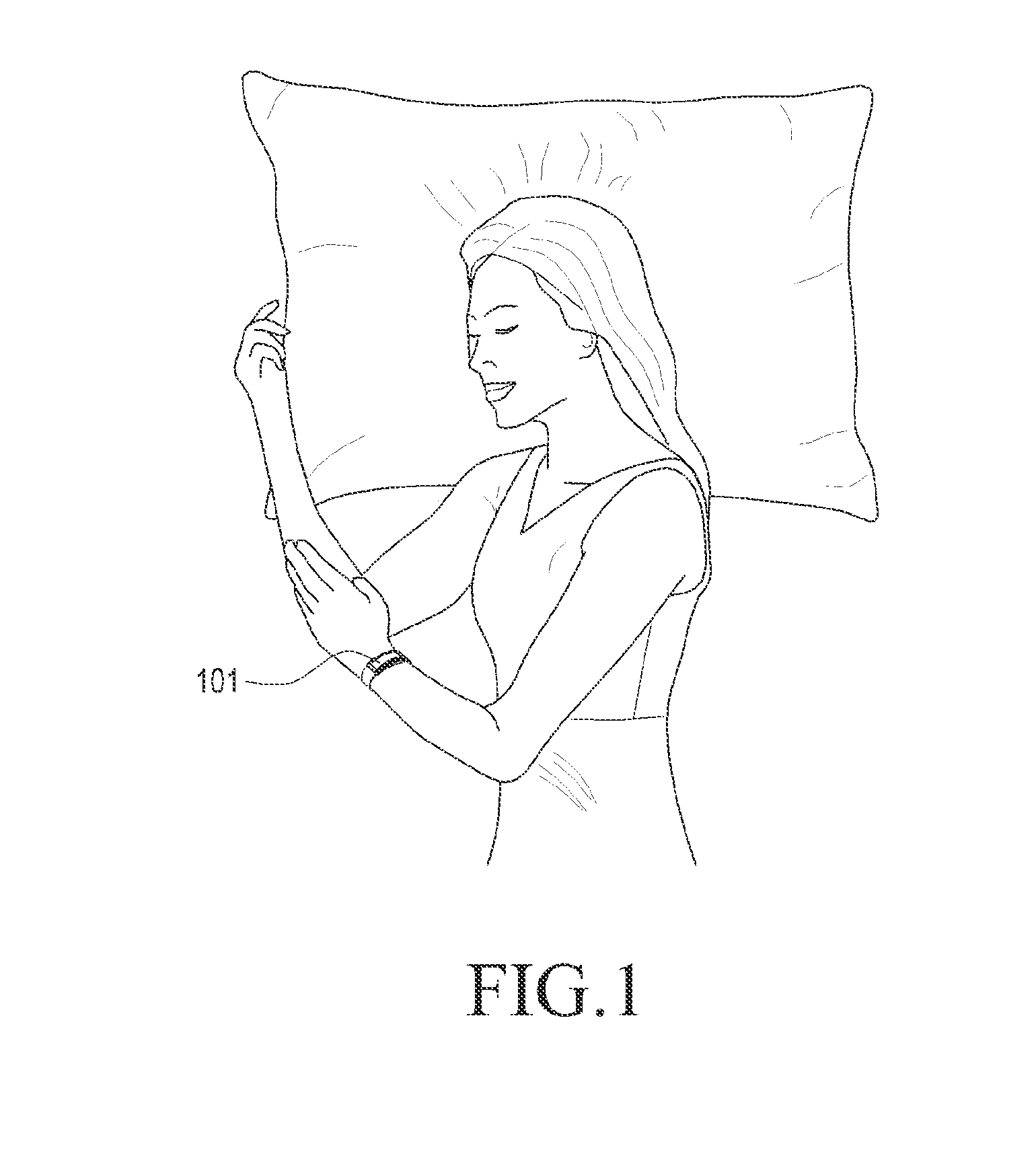 Electronic device and sleep monitoring method in electronic device