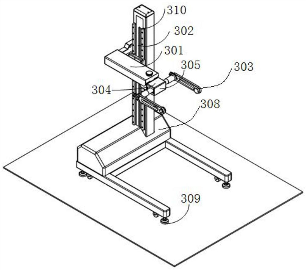 Sitting and standing training robot and sitting and standing training method and system thereof