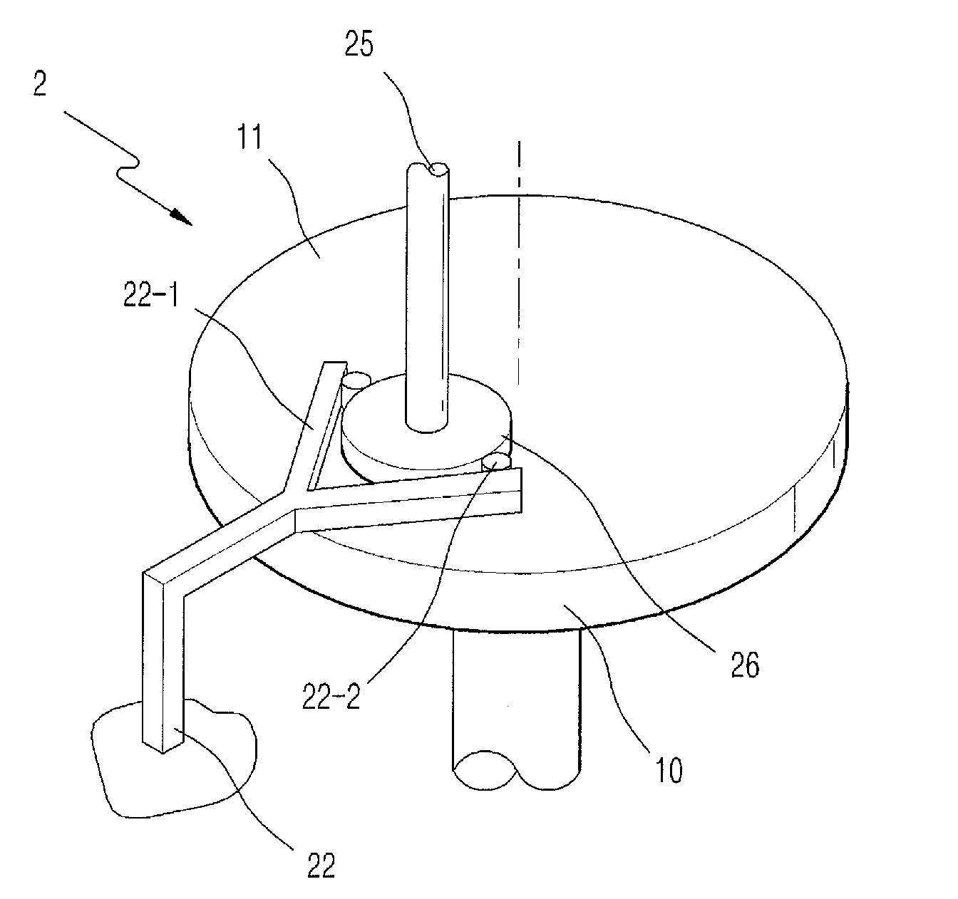 Moving head for semiconductor wafer polishing apparatus