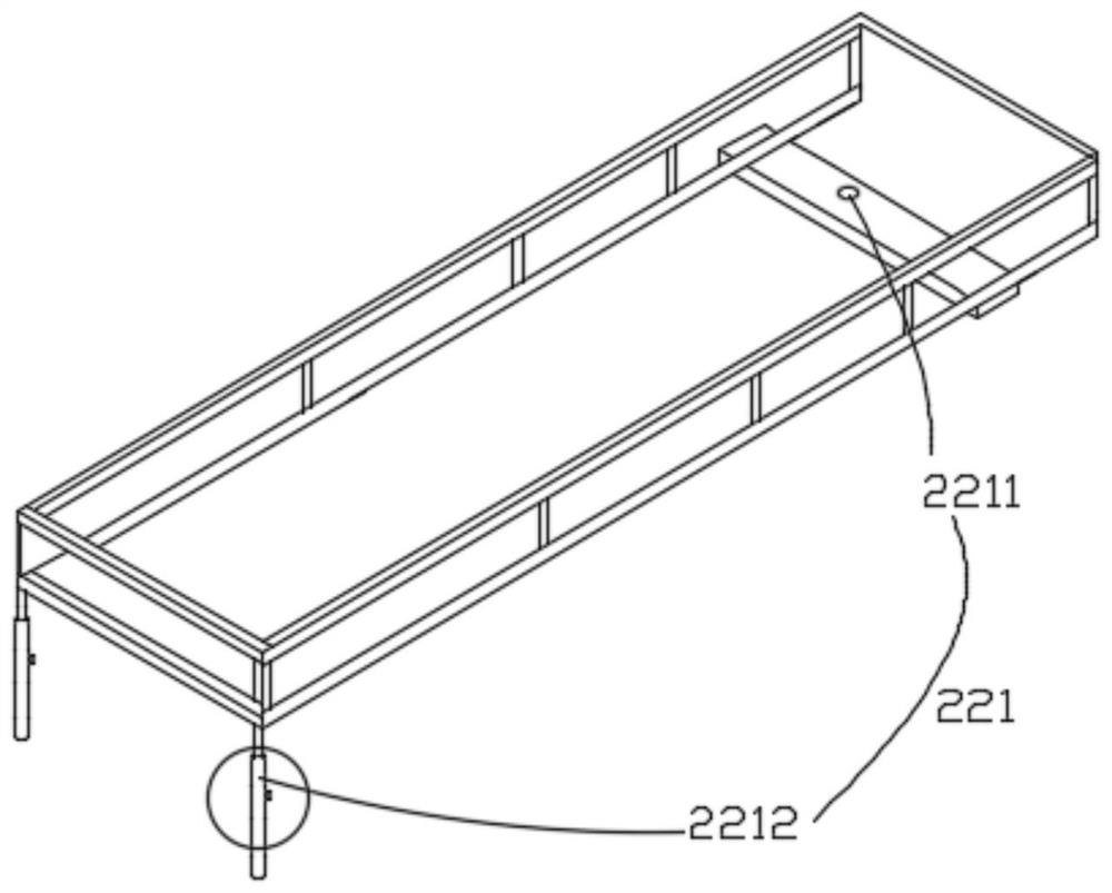 A self-moving drilling site gangue extraction device