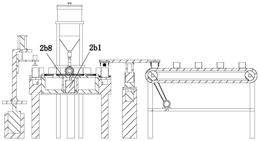 A filling and sealing device for filling food