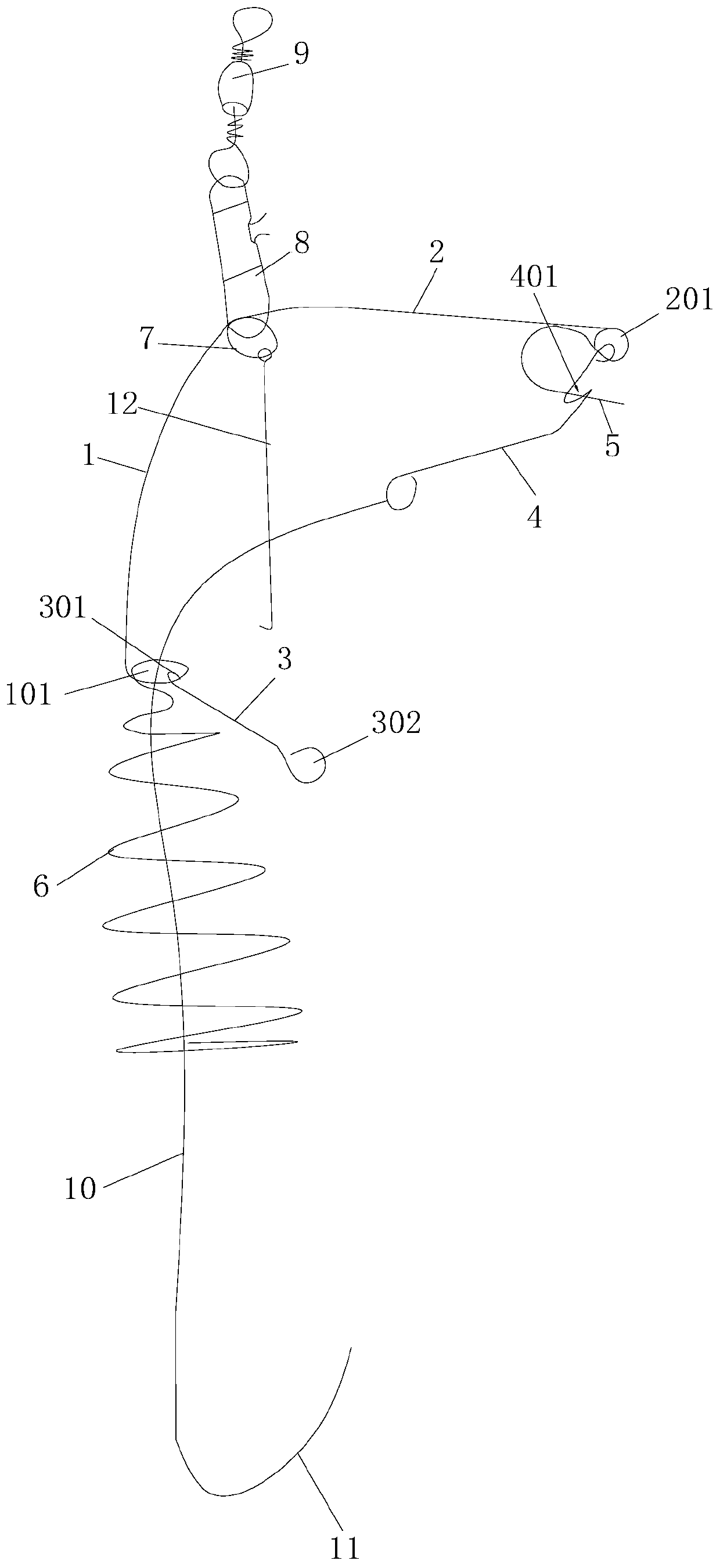 Escaping prevention fishhook and use method thereof