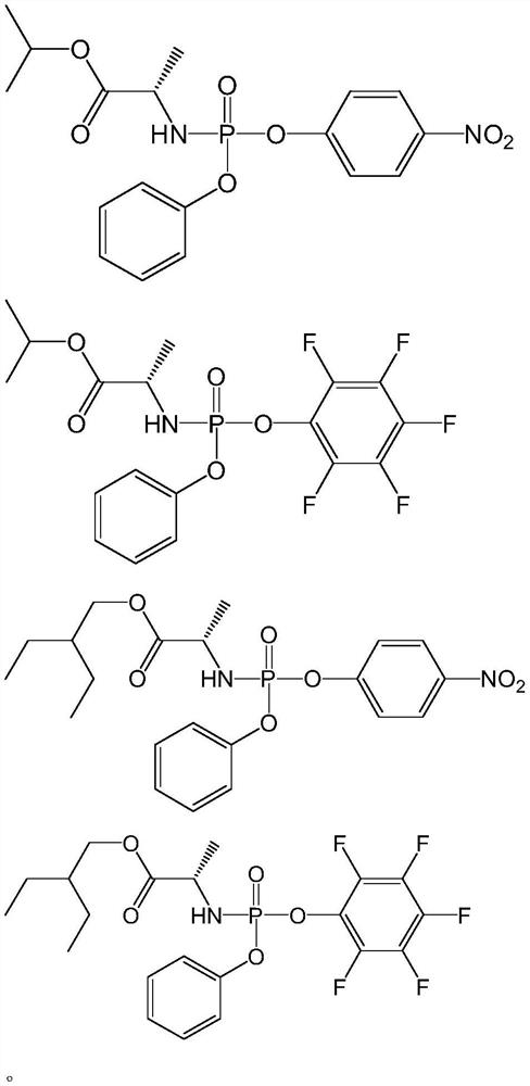 Preparation method of aryloxy phosphorylated amino-acid ester compound