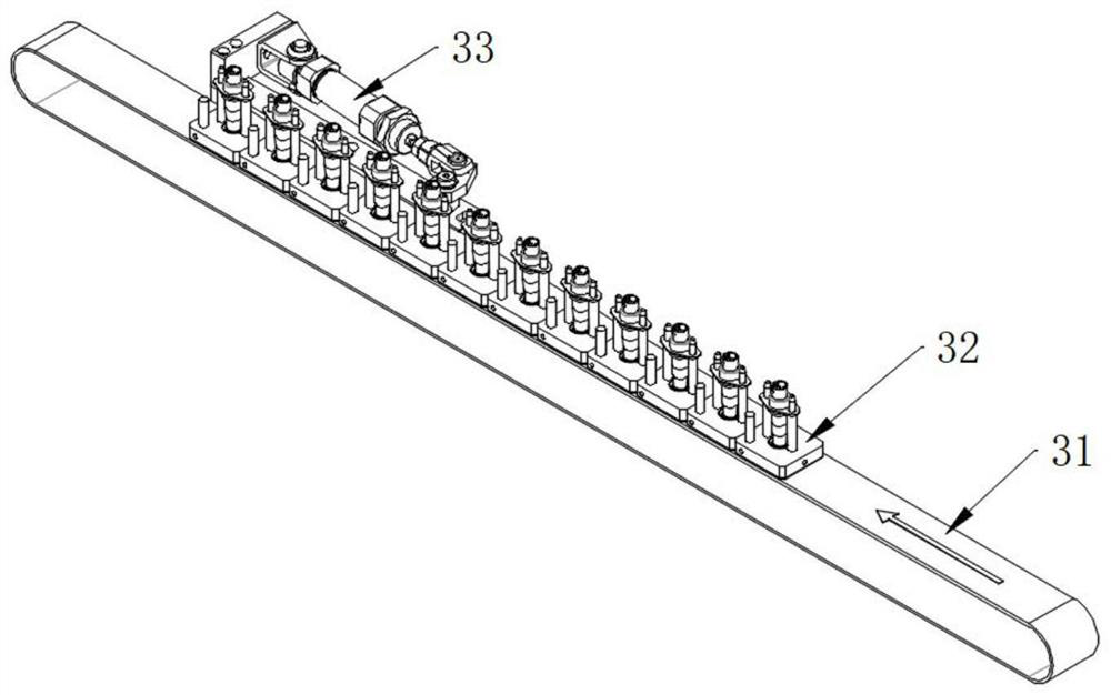 Automatic detection device for actuation performance of gas protection solenoid valve