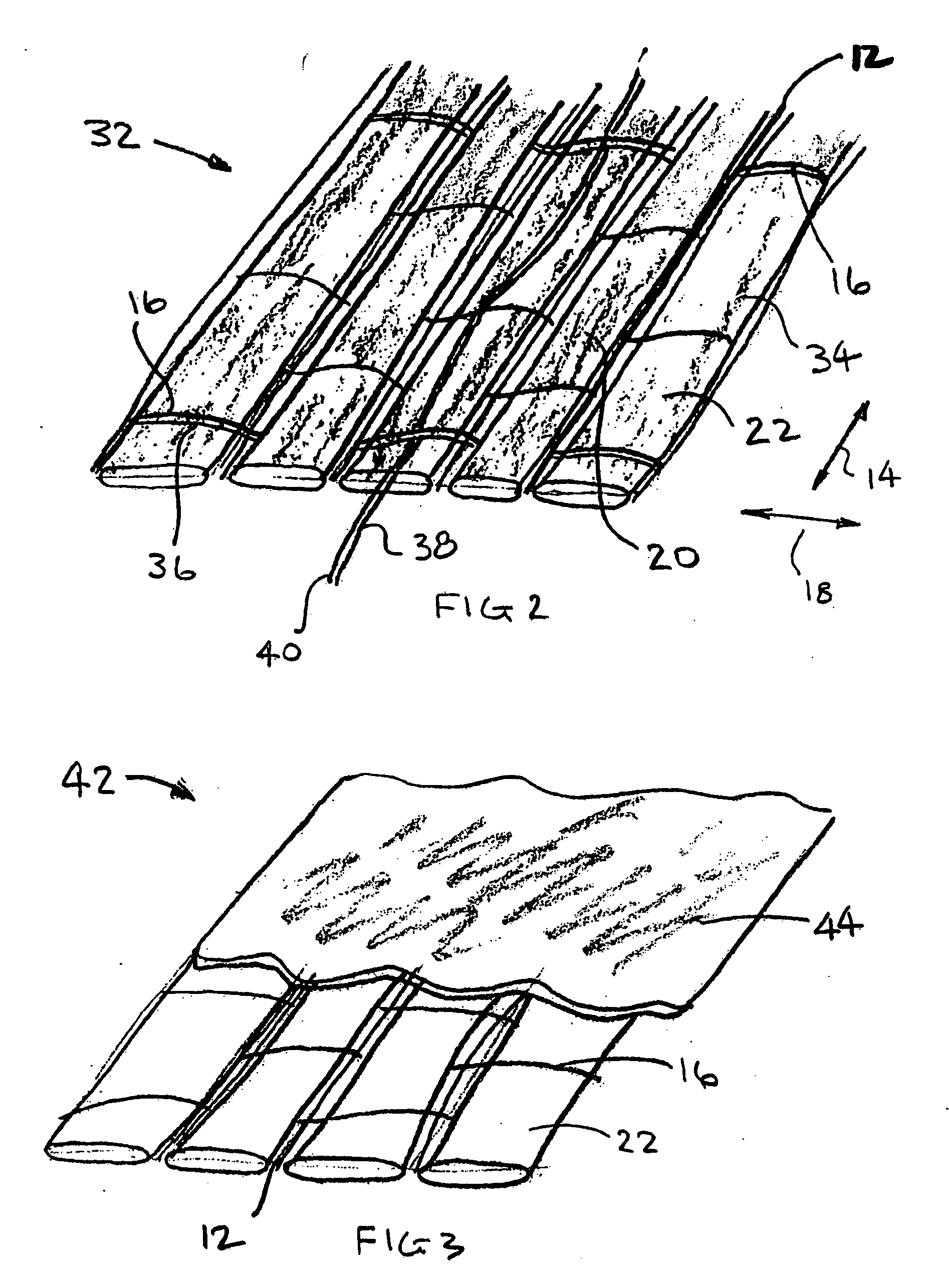 Substrate incorporating non-woven elements