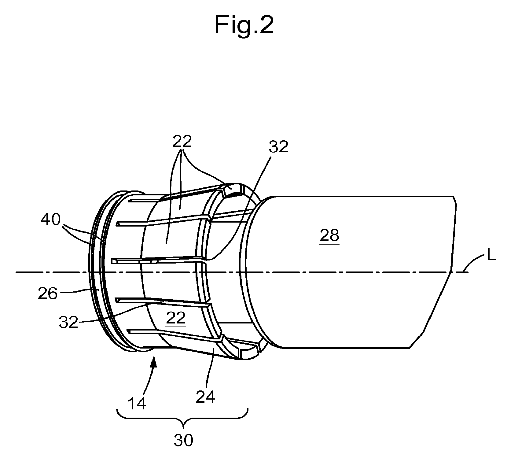 Radial sliding seal with subassembly for metering devices, and metering device with such a radial sliding seal subassembly