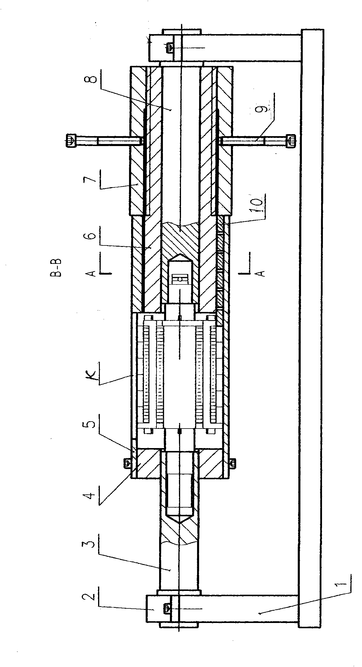 Process and device thereof for sticking magnetic steel on rotor of high-power permanent magnet motor for vehicles