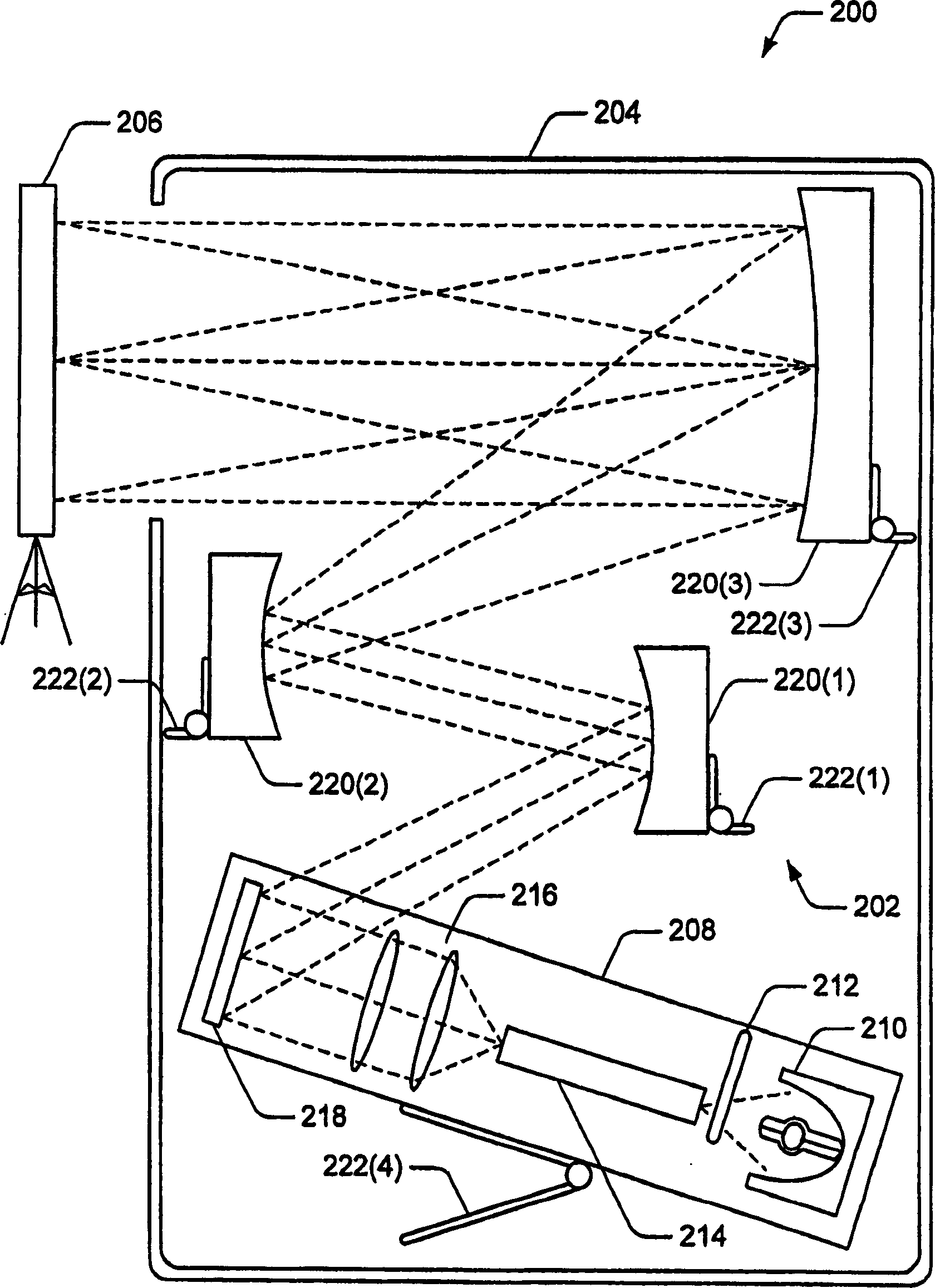 Reflective optical assembly