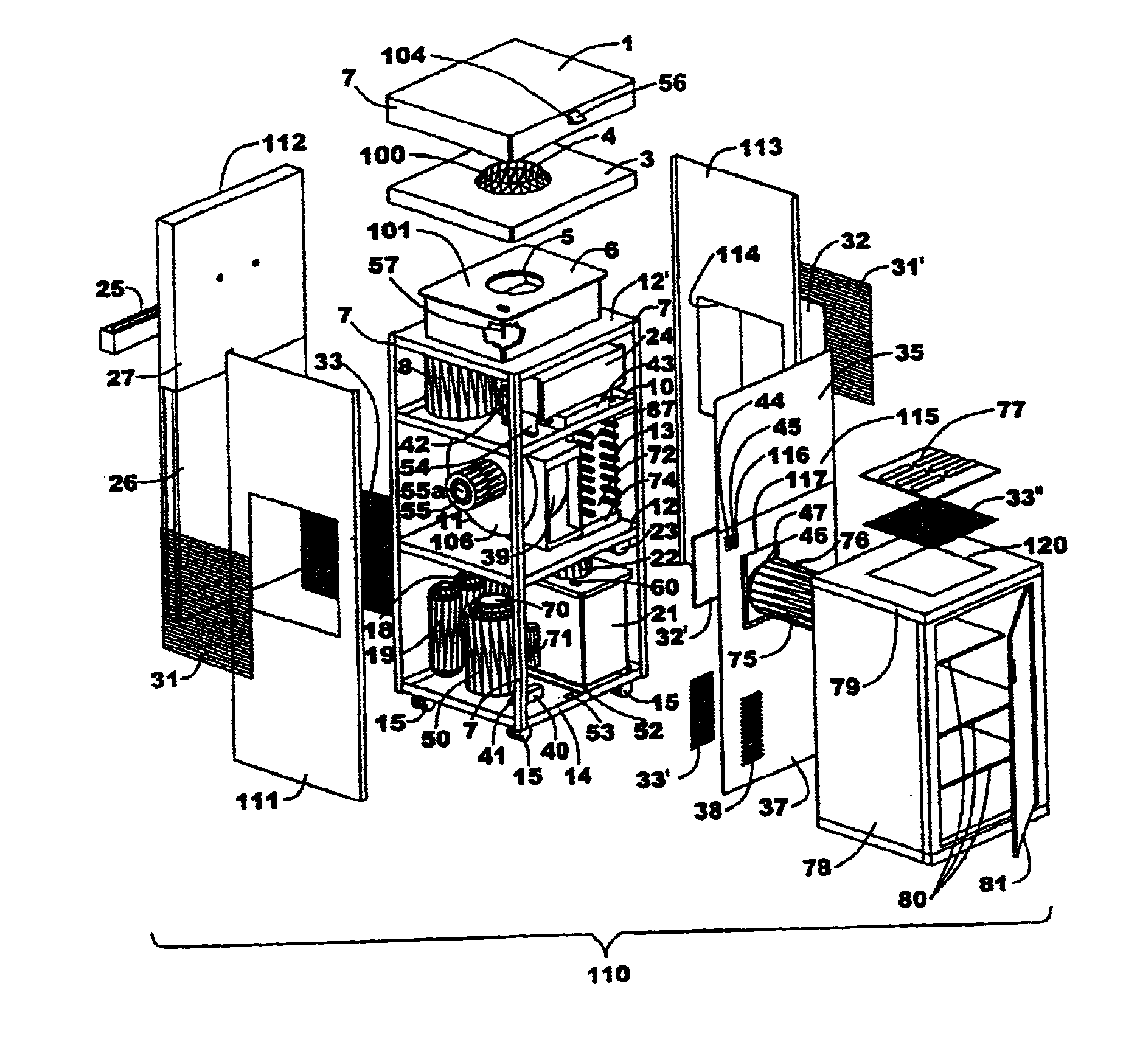 Combination dehydrator and condensed water dispenser