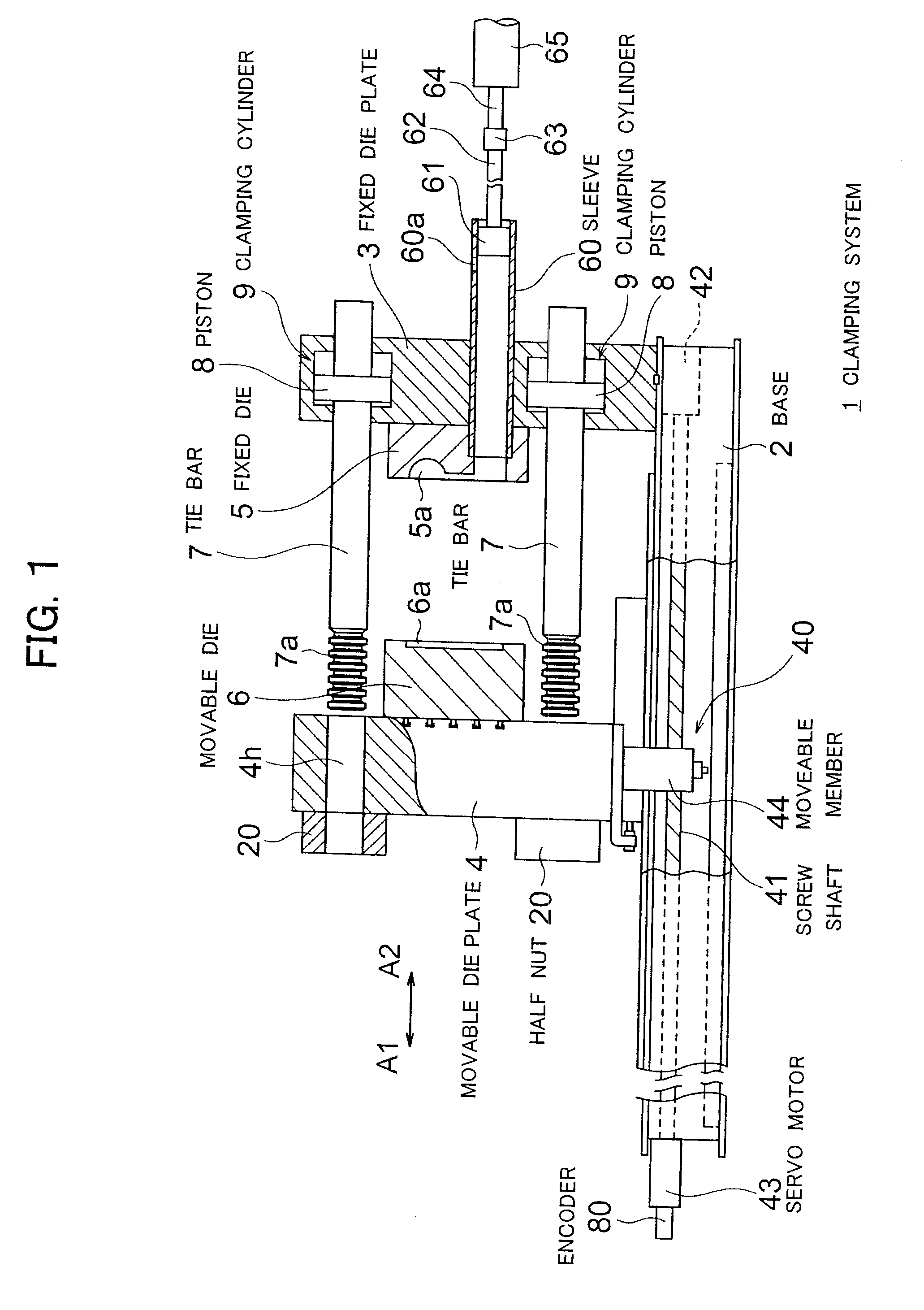 Clamping system and clamping method