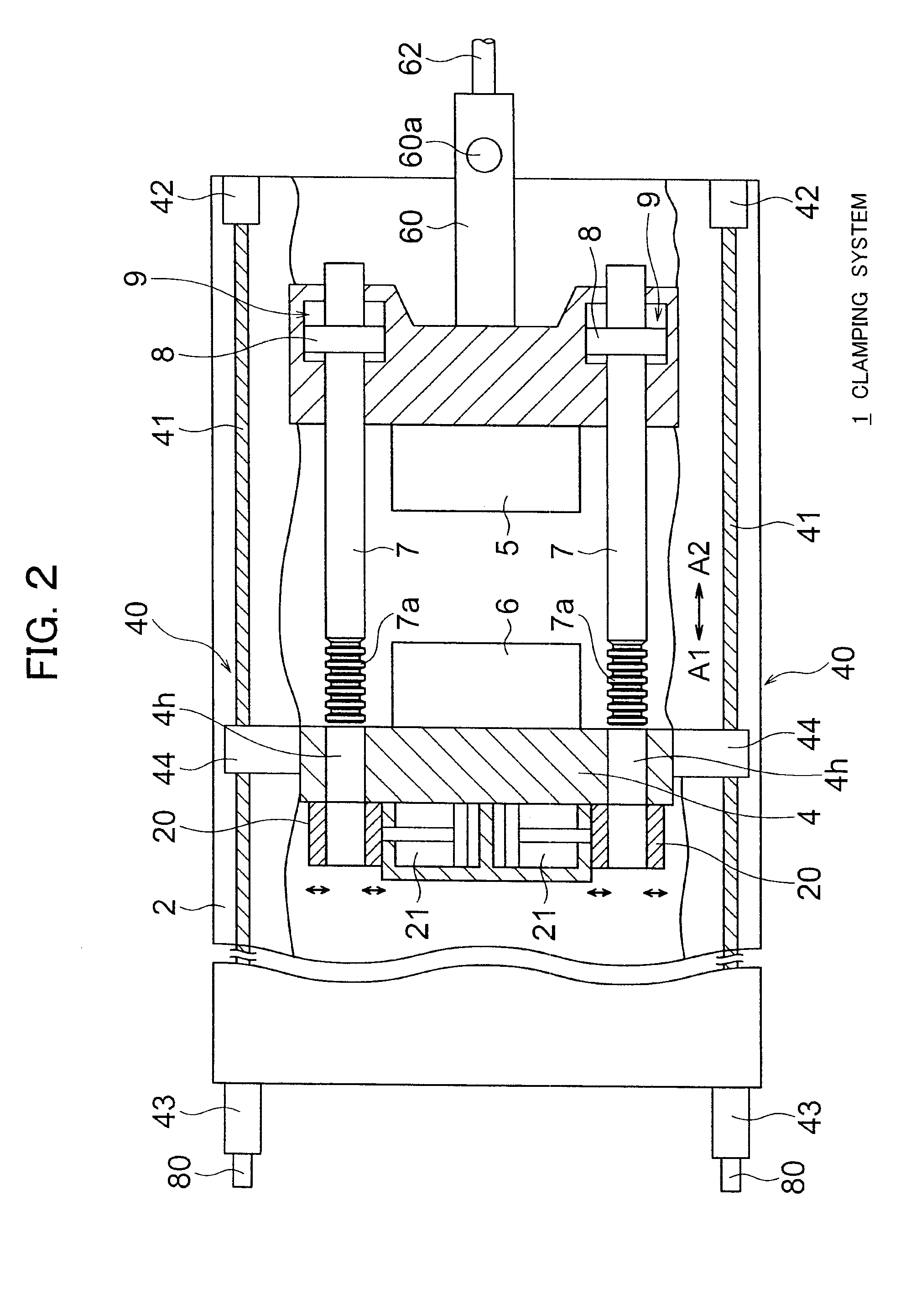 Clamping system and clamping method