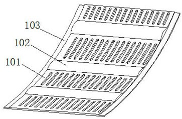 A kind of opening device for producing polypropylene staple fiber non-woven geotextile