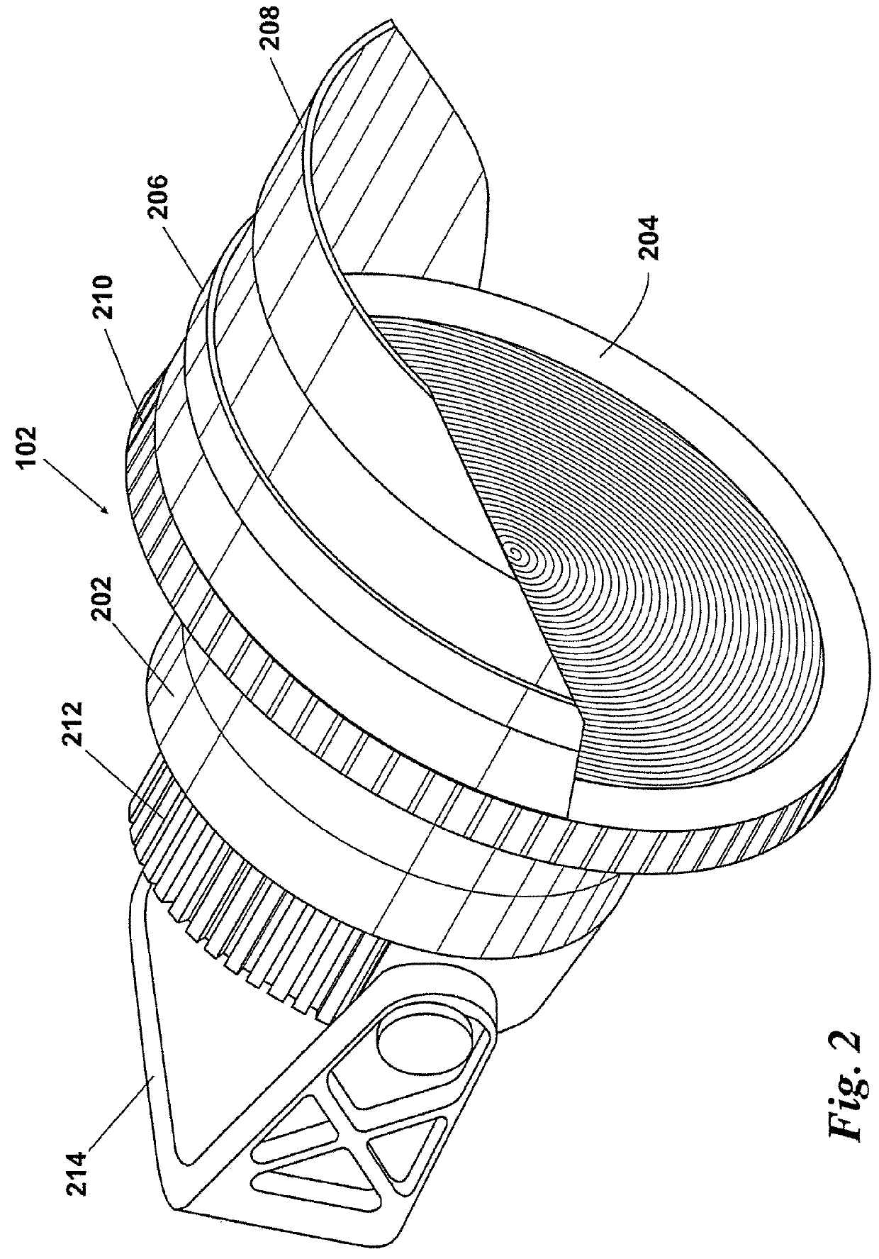 LED venue lighting system with first and second housing having an air passage therebetween