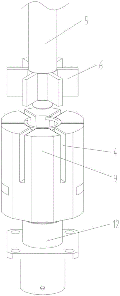 Assembly tool for elastic ring installation and its push rod and guide sleeve